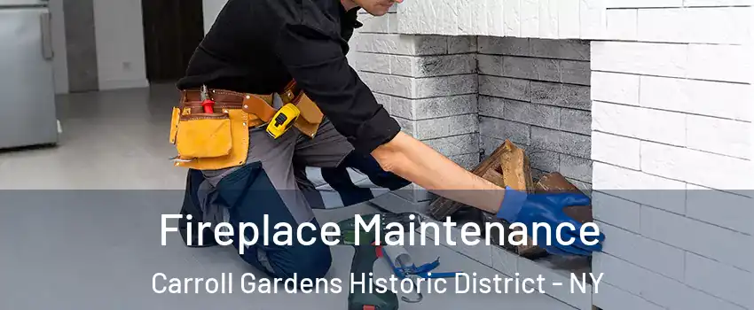 Fireplace Maintenance Carroll Gardens Historic District - NY